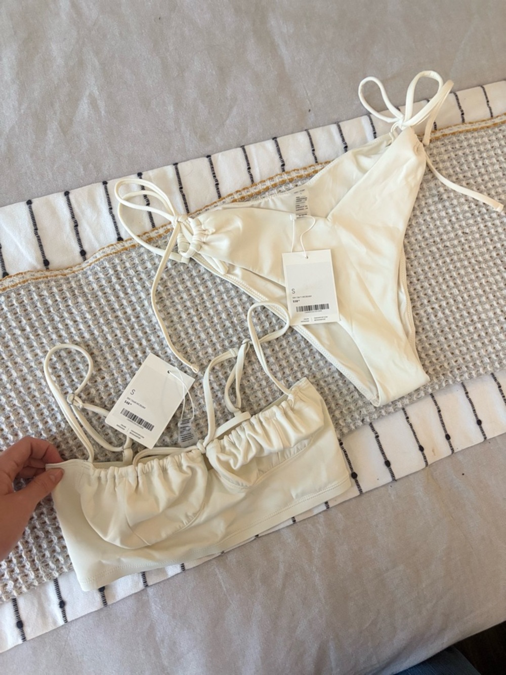 Oak & Fort Cream Bikini Set
